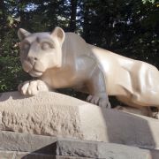 Nittany Lion Shrine - sculpture at Penn State University Park campus.