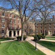 Thompson residence hall at Penn State University Park.