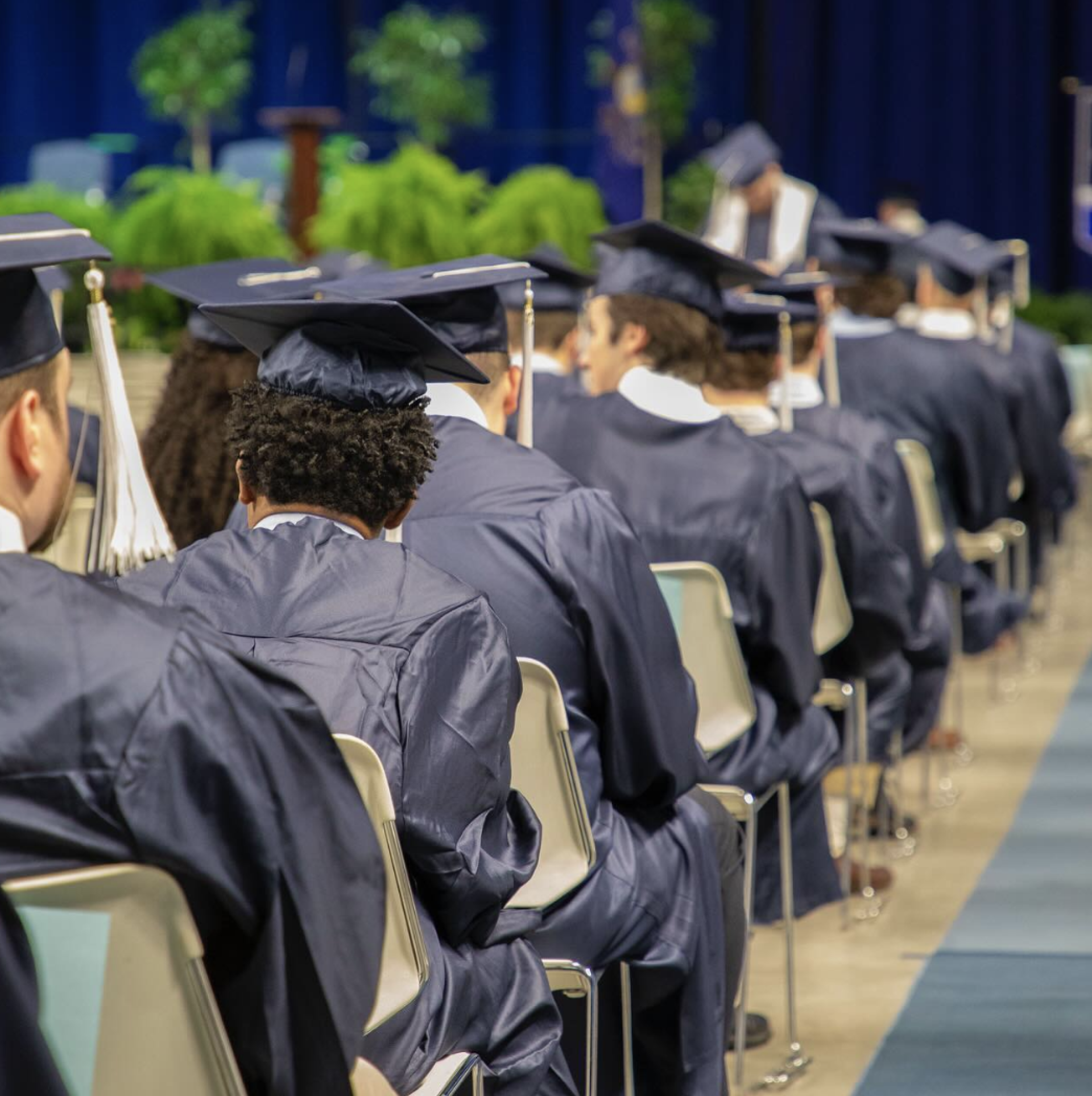 IST graduating students at commencement