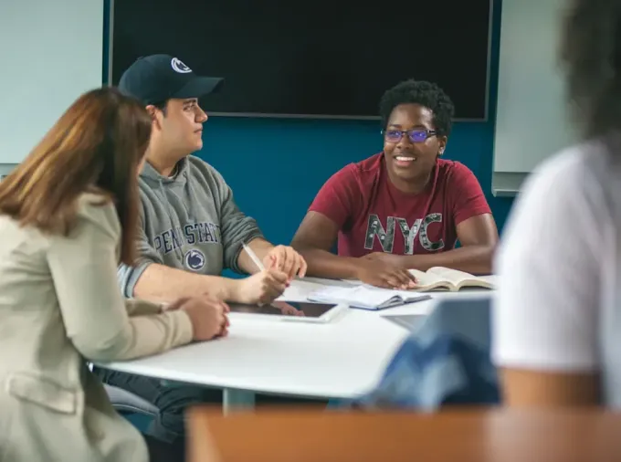students in a classroom at University Park