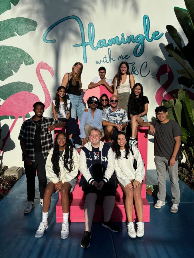 Students pose at the Tapia Conference