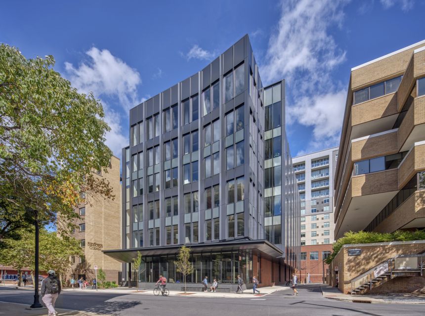 Photo of the Barron Innovation Hub building