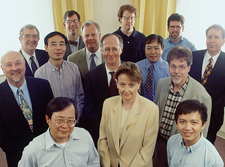 Group photo of early IST faculty