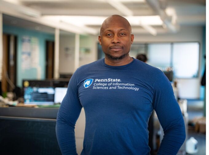 <p>Jason Lucas, who is pursuing a doctoral degree in informatics at the Penn State College of Information Sciences and Technology, credits his mentors for helping him define his interdisciplinary research path. </p>