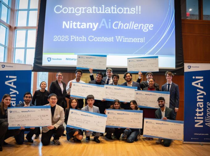 <p>Five student teams were selected as winners of the 2025 Nittany AI Challenge. The winning teams will use their prize money to continue developing projects that use artificial intelligence for good to solve pressing global issues.</p>