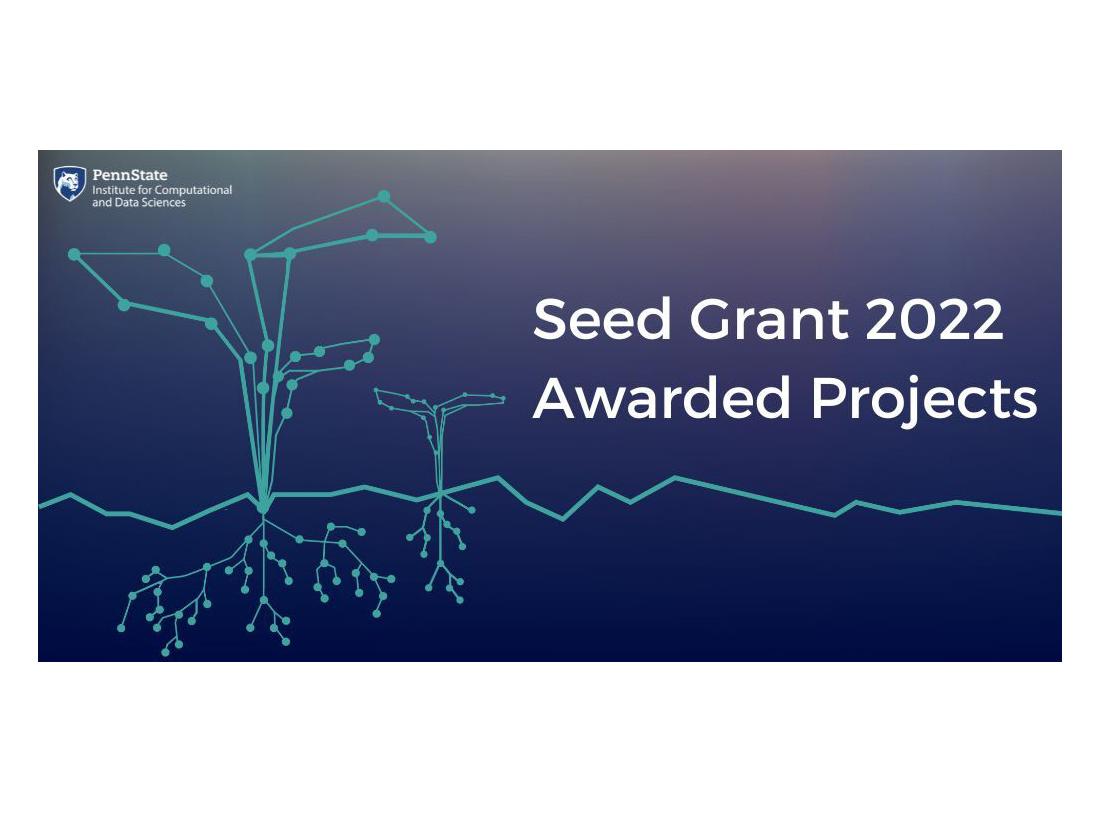 Seed grants to fund projects that tackle huge scientific, societal challenges